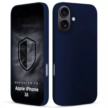 3MK PROTECTION Apple iPhone 16 - coque 3mk Hardy Mellow bleu foncé