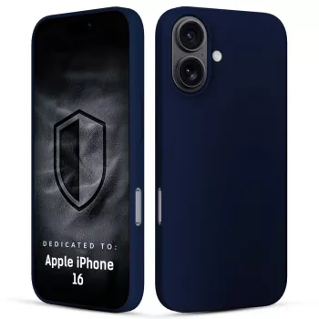 3MK PROTECTION Apple iPhone 16 - coque 3mk Hardy Mellow bleu foncé