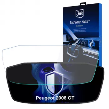 3MK PROTECTION Peugeot 2008 GT film de protection mat TechWrap pour combiné d'instruments