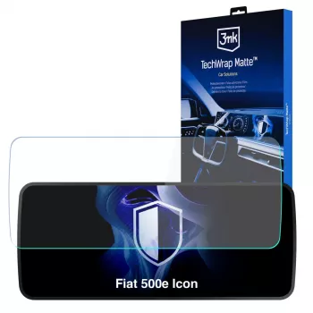 3MK PROTECTION film de protection d'écran mat TechWrap pour écran central Fiat 500e Icon 10,25 inch (2025+)