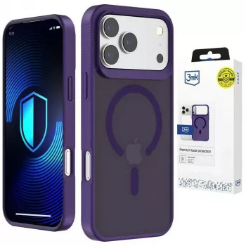 3MK Smoke MagCase pour Apple iPhone 17 Pro Max - violet