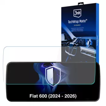 Film de protection mat 3MK PROTECTION TechWrap pour combiné d'instruments Fiat 600 (2024-2026)