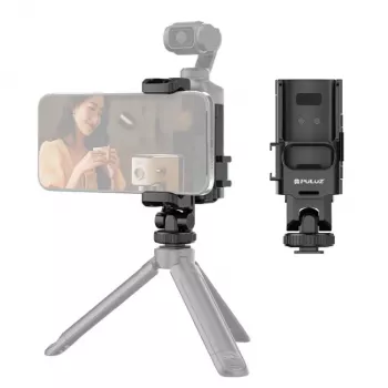 PULUZ support de cadre d'extension pour DJI Osmo Pocket 3 avec filetage 1/4 pouce et support téléphone (PU726B)