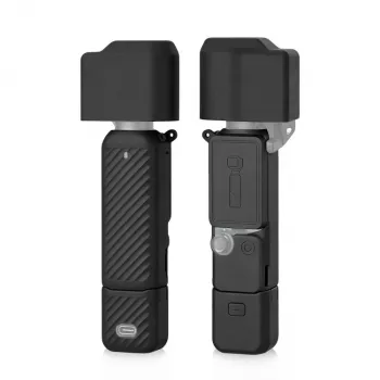 PULUZ kit de protection 4-en-1 pour DJI Osmo Pocket 4 - noir (PU1109B)