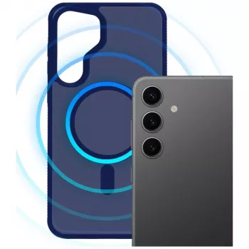 3MK Smoke MagCase pour Samsung Galaxy S25 - bleu
