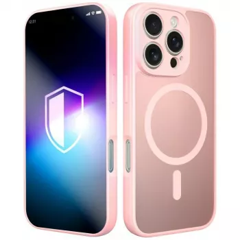 3MK Misty MagCase pour Apple iPhone 16 Pro Max - Rose