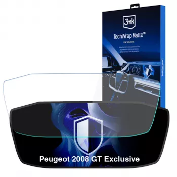 3MK PROTECTION TechWrap Film de protection mat pour combiné d'instruments Peugeot 2008 GT Exclusive