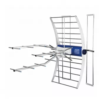 ASR Prime Combo 20 Antenne TV terrestre active avec bypass (alimentation non incluse)