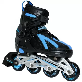 Rollers Outrace Volt Blue réglables EU 40-43 noir/bleu
