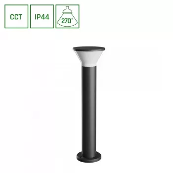 Applique murale extérieure 6 W GU10 450 lm IP44 CCT sélectionnable grise