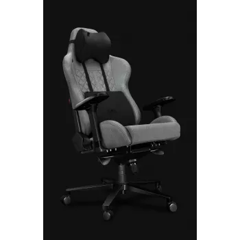 Chaise de bureau YUMISU 2050, revêtement en tissu, Cloud/Black (Y-2050-LB-M)