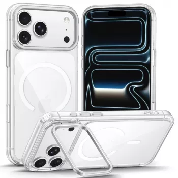 Coque transparente TECH-PROTECT MAGSTAND MagSafe avec béquille pour iPhone 17 Pro Max / 18 Pro Max