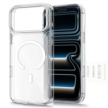 Coque transparente TECH-PROTECT MAGSTAND MagSafe avec béquille pour iPhone 17 Pro Max / 18 Pro Max