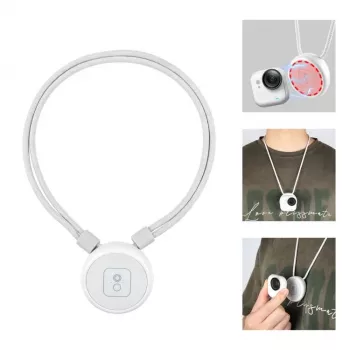 Sangle de cou magnétique PULUZ PU1205W pour Insta360 GO Ultra, blanche