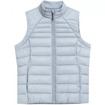 Gilet matelassé femme 4F bleu clair F091 - duvet synthétique, coupe régulière, taille M
