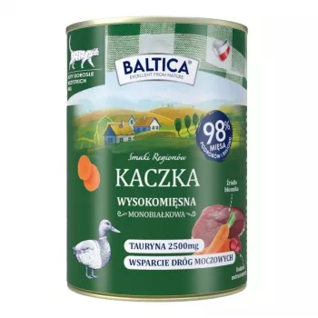 BALTICA Smaki Regionów nourriture pour chats adultes canard 400 g