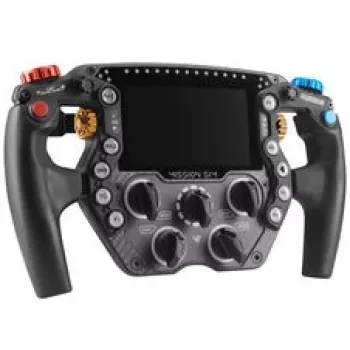 Volant de simulation de course VPG Sim Mission, écran tactile 5 inch, ARGB, 290 mm - noir