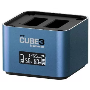 Chargeur double Hähnel ProCube 3 pour appareils photo Panasonic (1000 577.4)