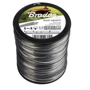 Fil d'attache pour plantes Bradas ZRK3025KG 30 m vert, âme en acier 2,5 mm avec revêtement plastique et coupe-fil