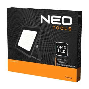 NEO TOOLS 99-054 Lampe de travail LED COB rechargeable 20W avec power bank, 1800lm, IP54, 6500K