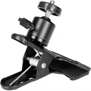 Camrock BH-1 Pince universelle avec mini rotule, capacité de charge 1 kg, aluminium (CR2158)