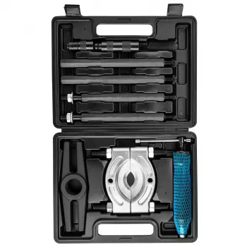 Extracteur hydraulique à 3 bras 10 tonnes NEO TOOLS avec pompe manuelle, écartement 250 mm, bras en chrome-vanadium, mallette moulée (TOP-11-847)