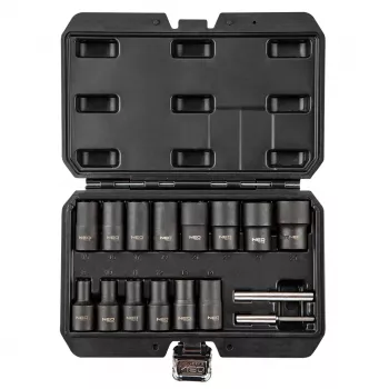 Jeu de douilles NEO TOOLS 1/2 pour écrous endommagés, 16 pièces