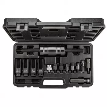 Jeu d'extracteurs d'injecteurs NEO TOOLS 14 pièces avec marteau à inertie