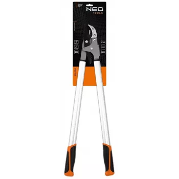 NEO TOOLS 15-252 Sécateur bypass 200 mm, lame en acier à haut carbone revêtue PTFE, poignées ergonomiques avec verrouillage de sécurité