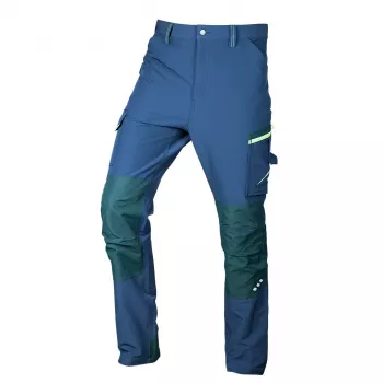 Pantalon de travail NEO TOOLS Mix&Match 4-way stretch navy-vert taille L