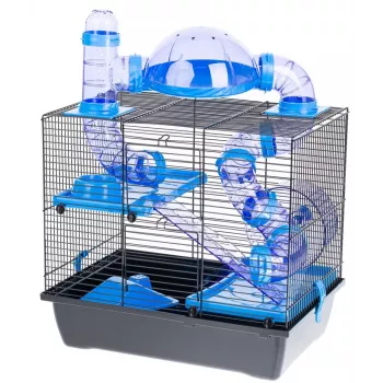 Cage pour oiseaux INZ INTER-ZOO Rocky bleue 420x290x550 mm
