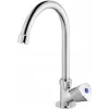 DEANTE BEZ 062L Mitigeur de cuisine chromé avec bec orientable à 360° et aérateur économiseur d'eau