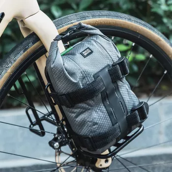 ROCKBROS 33210010001 Porte-bagages avant pour fourche de vélo, noir