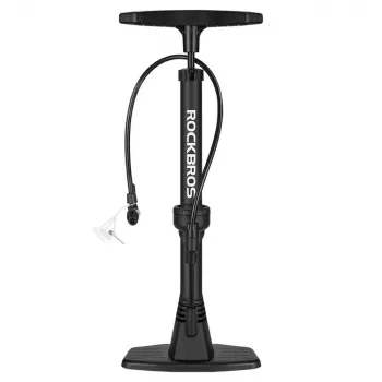 Rockbros 42510001001 Pompe à pied pour vélo, noire