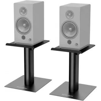 Mozos MSK9 Paire de pieds d'enceinte - trépied télescopique, noir, charge 20 kg