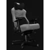 YUMISU 2053 chaise de bureau, revêtement en tissu, Cloud/Black (Y-2053-LB-M)