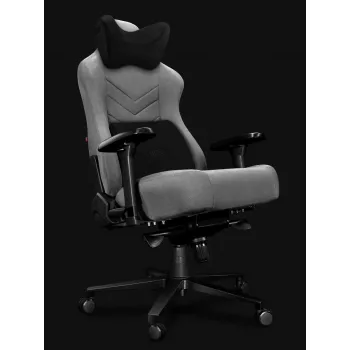 YUMISU 2053 chaise de bureau, revêtement en tissu, Cloud/Black (Y-2053-LB-M)