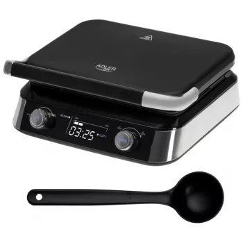 Gaufrier Adler AD 3084, 2400 W, noir/argent