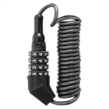 Antivol de vélo Rockbros T530 avec antivol de casque - noir