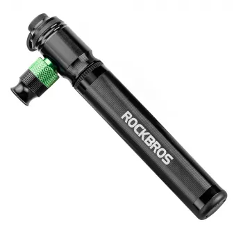 Mini-pompe de vélo et gonfleur CO2 2-en-1 ROCKBROS HQ-75D-CO2 - noir