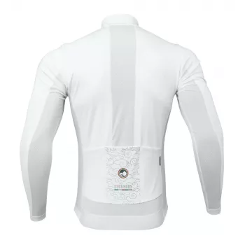 Veste thermique coupe-vent de cyclisme ROCKBROS TLWT001 ROAD TO SKY M - blanche