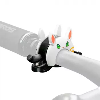 Sonnette de vélo pour enfant ROCKBROS motif lapin blanche