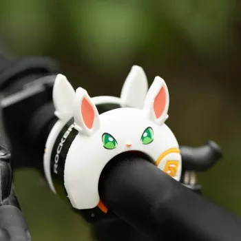 Sonnette de vélo pour enfant ROCKBROS motif lapin blanche