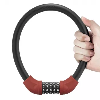 Antivol à câble à combinaison ROCKBROS RKS870-BK 85 cm rouge