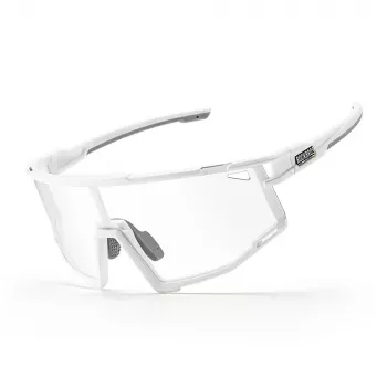 Lunettes de cyclisme photochromiques ROCKBROS SP258 ROAD TO SKY - blanches