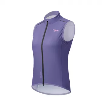 Gilet de cyclisme coupe-vent femme ROCKBROS MJ008 TVI violet, taille L