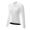 Maillot de cyclisme à manches longues femme Rockbros TVI blanc L