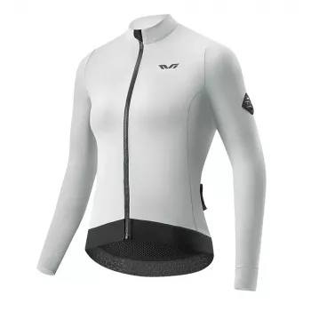 Veste de cyclisme isolée femme ROCKBROS YDWT006 TVI automne/hiver L - blanc-gris