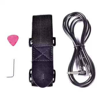 NN EG SET RED pack guitare électrique avec amplificateur 10W, micros HSS, housse, accordeur, sangle, câble, médiators – rouge