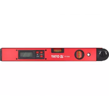 Rapporteur d'angle numérique électronique YATO 400 mm avec écran LCD et fonction Hold